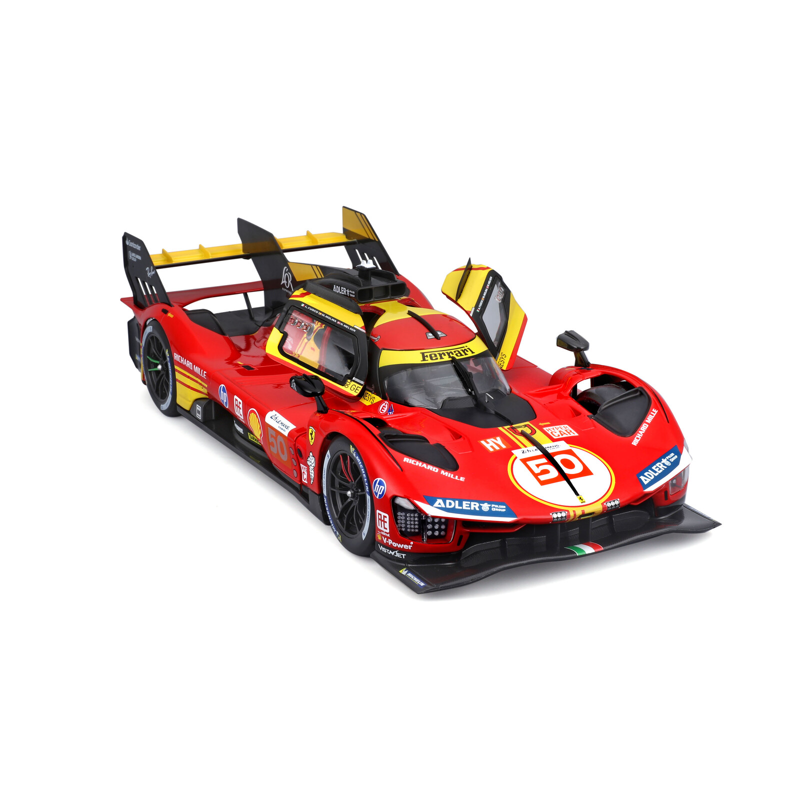 Bburago 1:18 Ferrari Racing 499P nr.50 Red 24H Le Mans Champion 2024