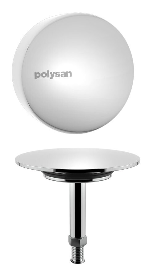 POLYSAN Vrchní sada vanové soupravy, chrom 71891