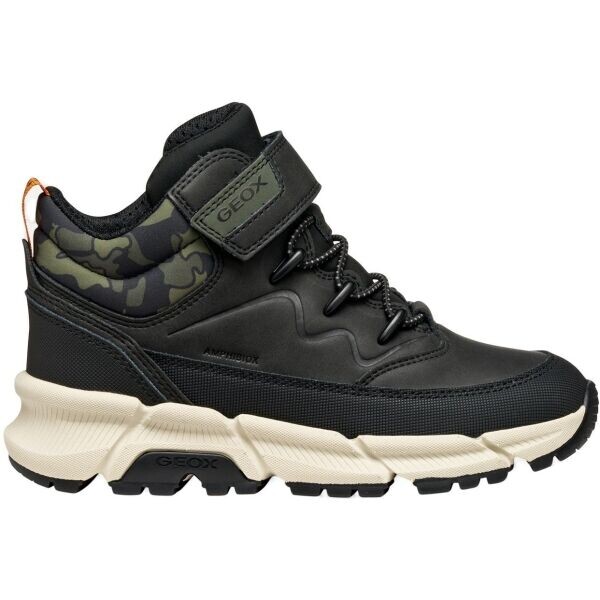 Geox J FLEXYPER PLUS Chlapecká zimní obuv, černá, velikost