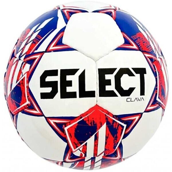 Select FB CLAVA Fotbalový míč, bílá, velikost