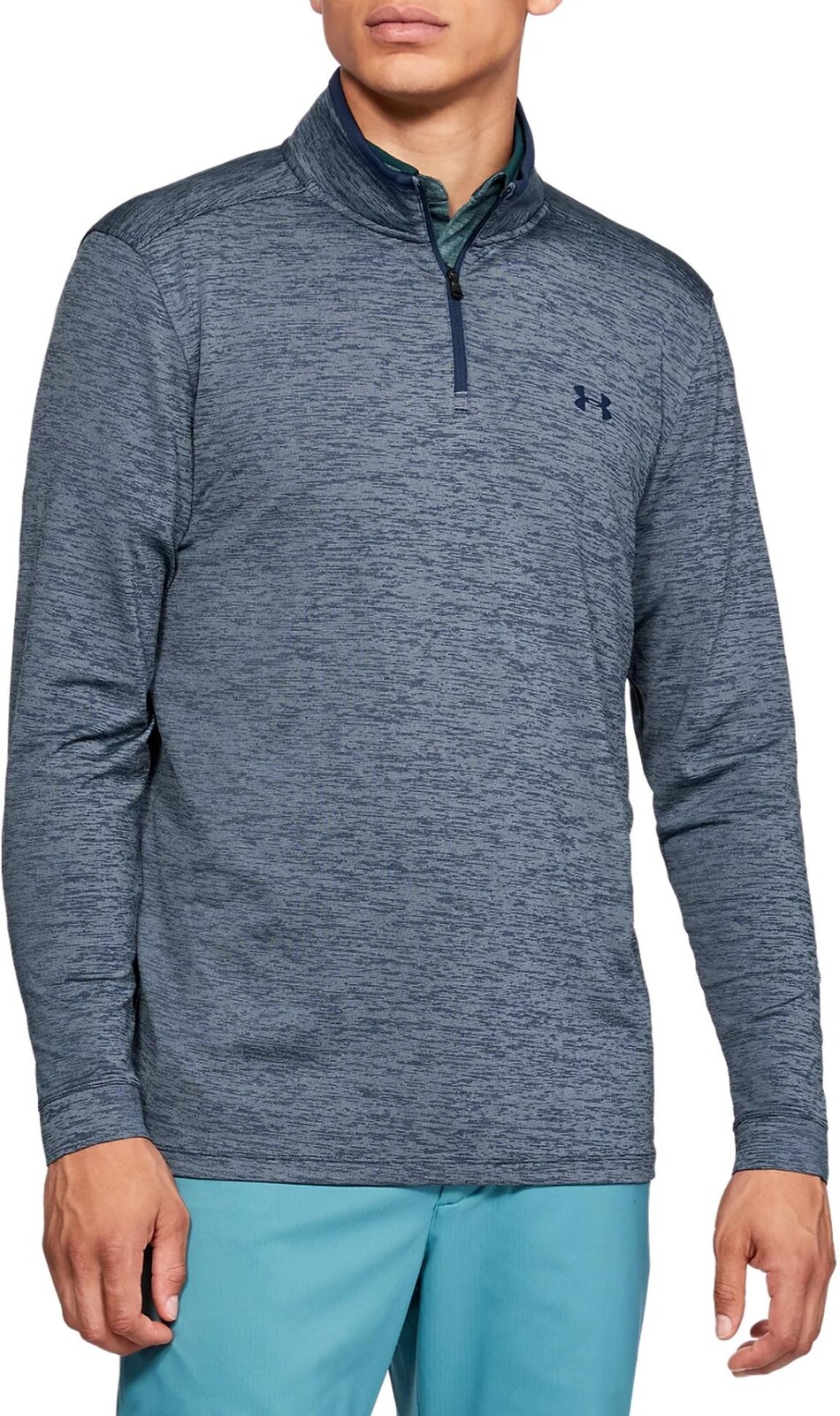 Triko s dlouhým rukávem Under Armour Playoff 2.0 1/4 Zip-NVY