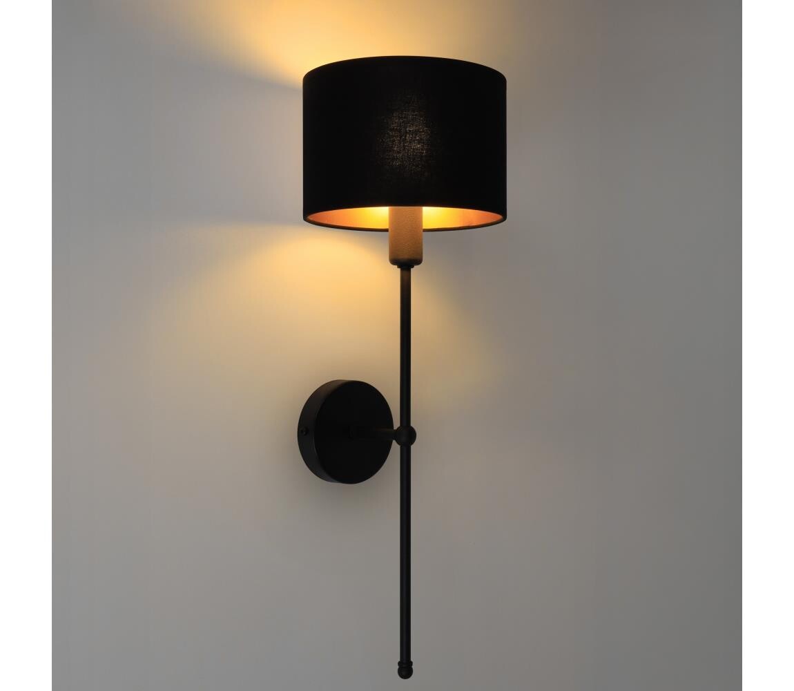 Nástěnná lampa MADELA 1xE14/40W/230V černá 0158