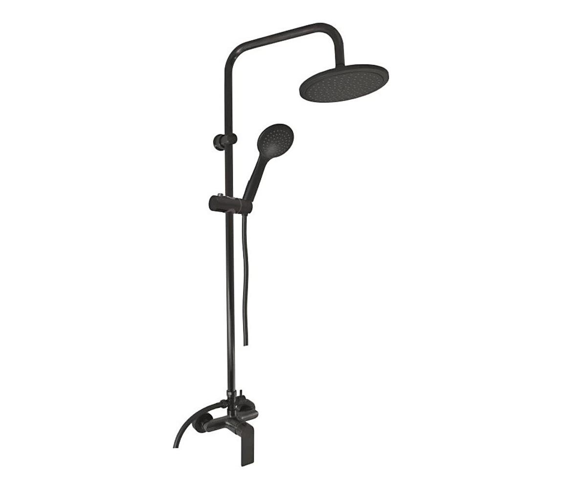 RAV Slezák NL182.5/7CMAT - Sprchová sada s baterií NIL matná černá NL182.5/7CMAT