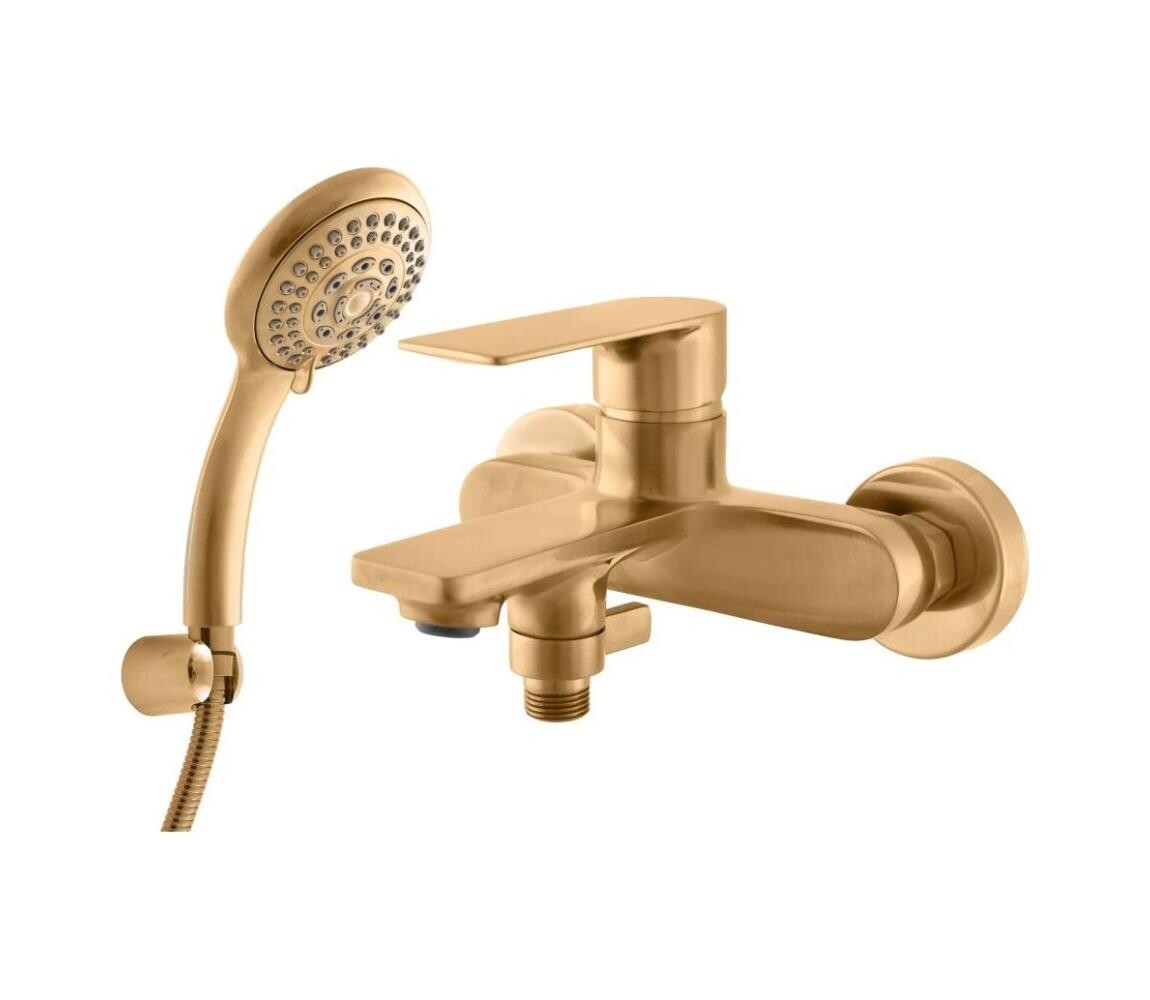 RAV Slezák NL154.5/1ZK - Vanová sada s baterií NIL kartáčovaná zlatá NL154.5/1ZK