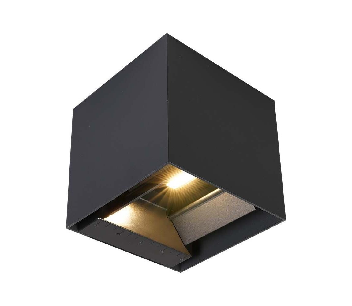 LED Solární nástěnné svítidlo se senzorem LED/9W/5V IP65 2600 mAh antracit 24089
