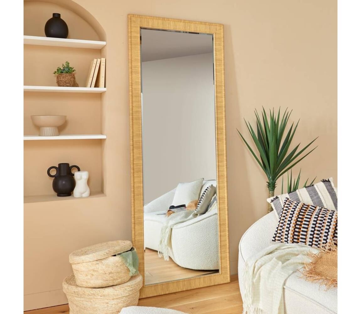 Atmosphera - Nástěnné zrcadlo THEA 194,5x71,5 cm béžová 206492A