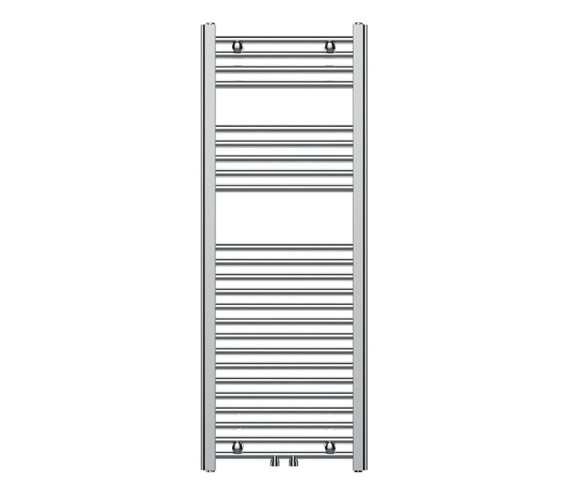 Novaservis - Koupelnový žebříkový radiátor 318W/230V 120x45 cm lesk. chrom rovný 450/1200/RS,0