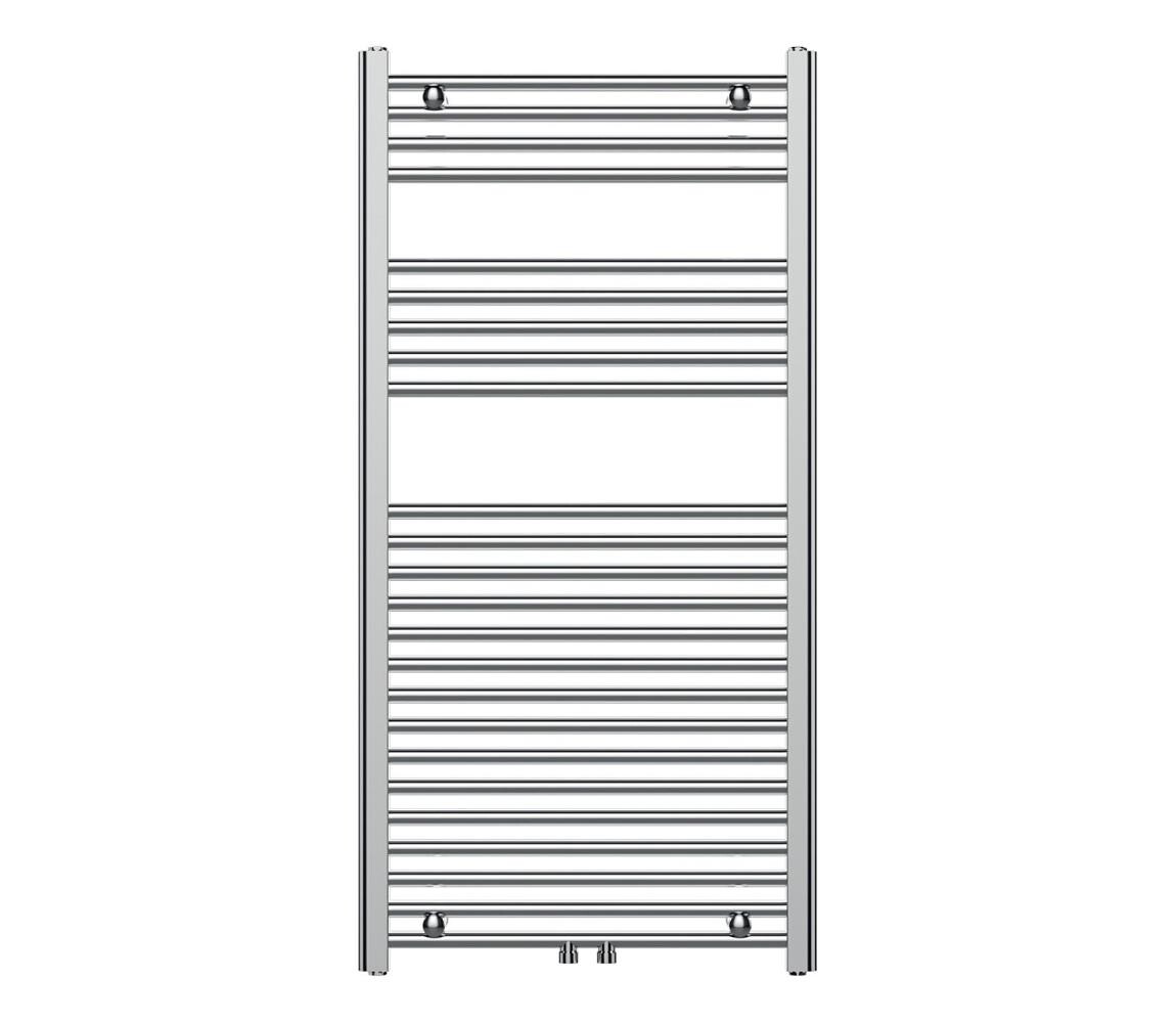 Novaservis - Koupelnový žebříkový radiátor 423W/230V 120x60 cm lesk. chrom rovný 600/1200/RS,0