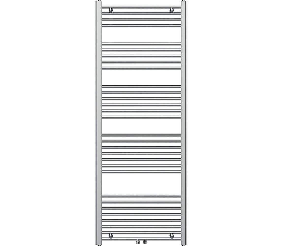 Novaservis - Koupelnový žebříkový radiátor 544W/230V 160x60 cm lesk. chrom rovný 600/1600/RS,0