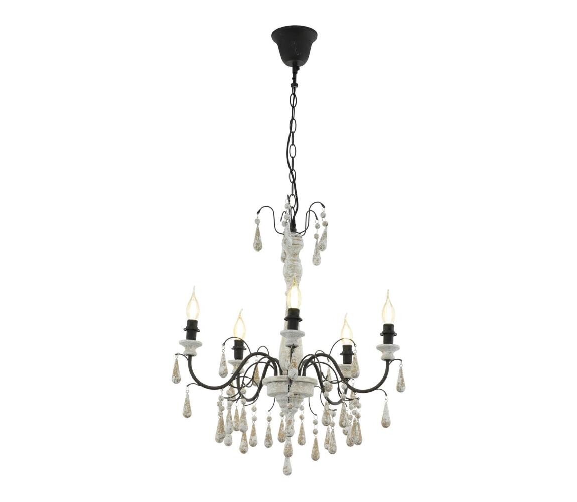 Eglo 33011 - Lustr na řetězu 5xE14/40W/230V 33011