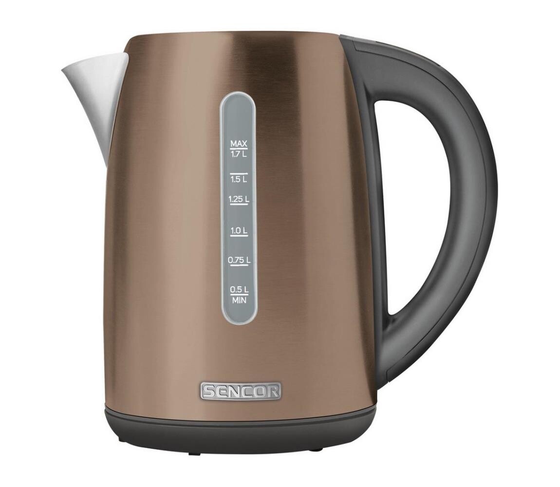 Sencor - Rychlovarná konvice s termoregulací 1,7 l 2150W/230V hnědá 41010212