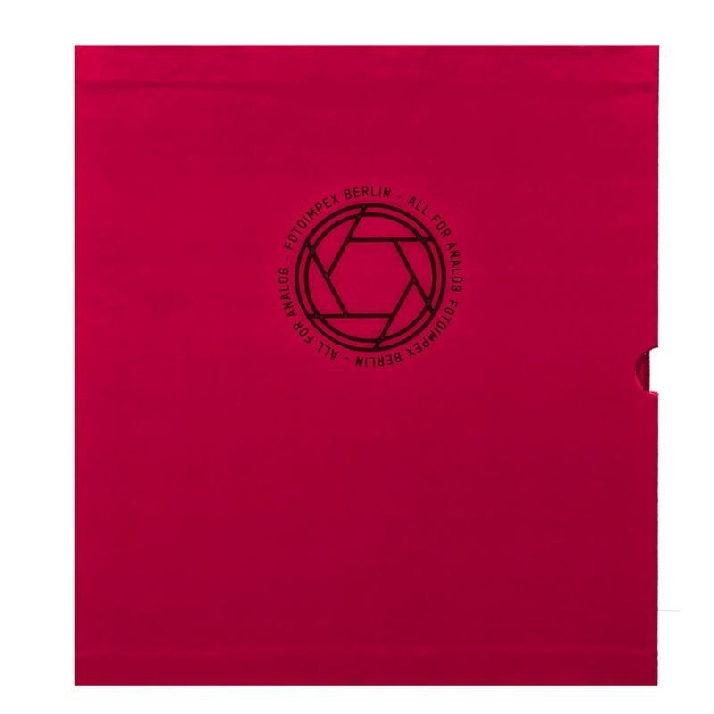 FOTOIMPEX pořadač pro archivaci 200 ks negativů s krytem proti prachu červený