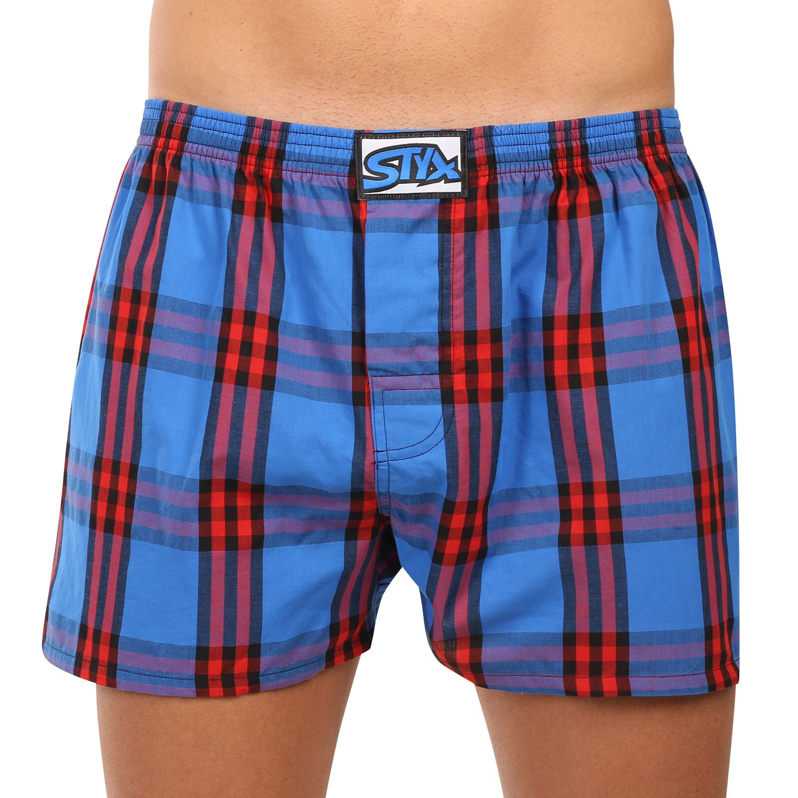 Pánské trenky Styx klasická guma vícebarevné (A0102) M, trenýrky