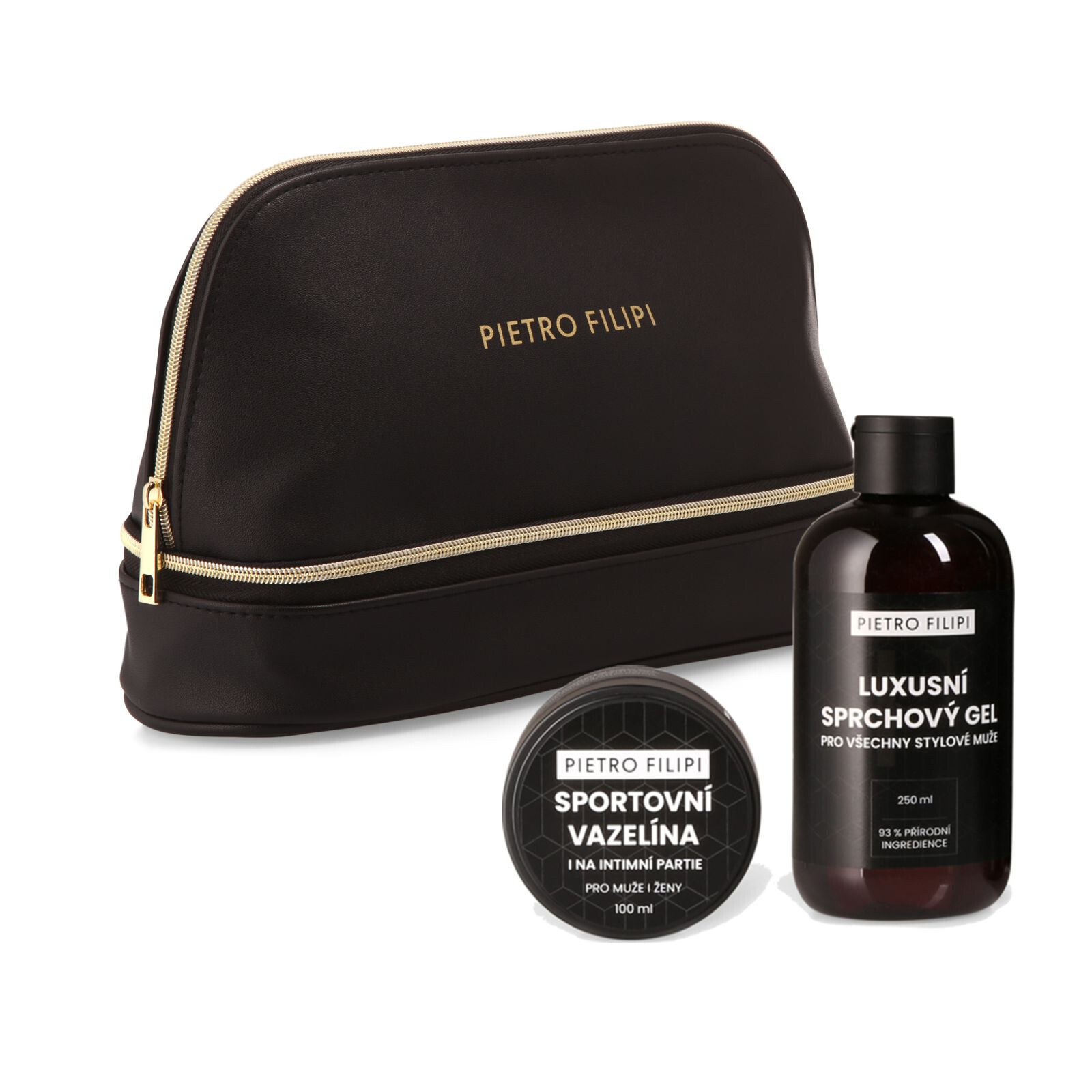Pánská dárková kosmetická taštička a kosmetika Pietro Filipi (3PJTP1Z1)
