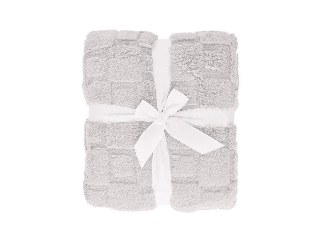 FARO Deka mikroplyšová sherpa 150x200 cm - Cube krémová