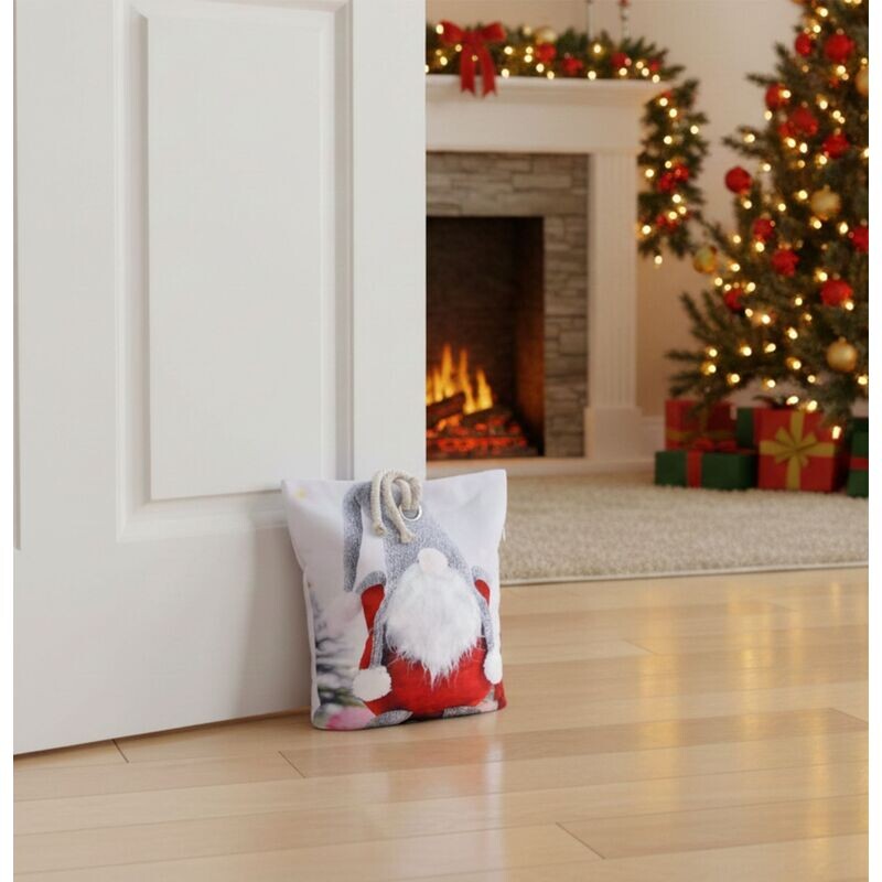 Dveřní zarážka - závaží,  Veselý trpaslík, 22 x 23 cm