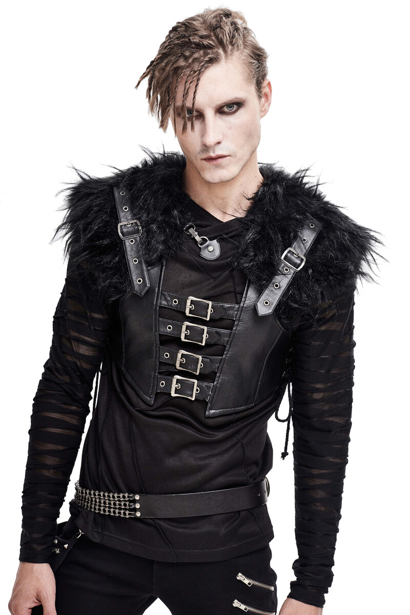 vesta pánská DEVIL FASHION - Darkness Punk 4XL-5XL