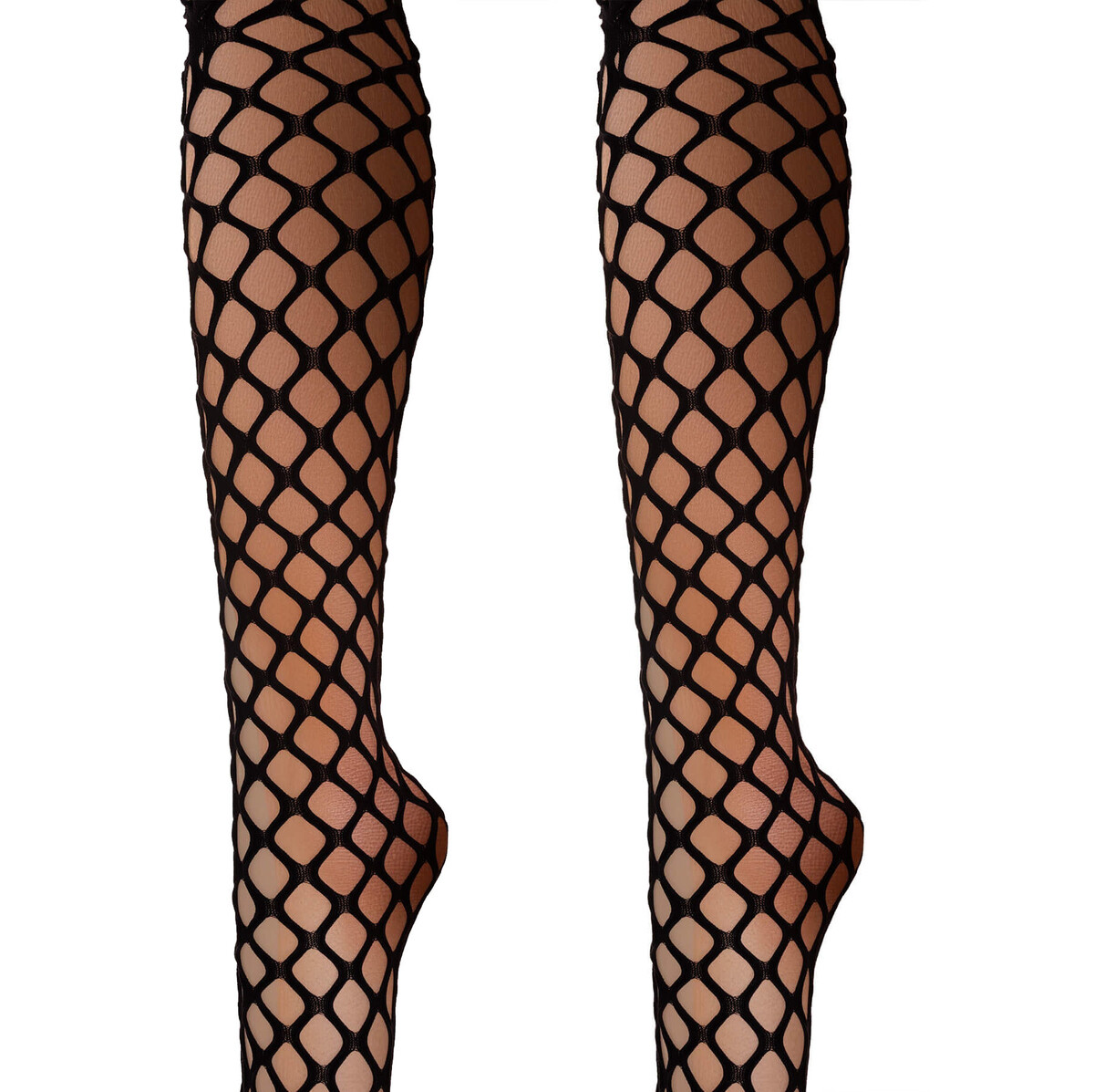 punčocháče POIZEN INDUSTRIES - NETHERLACE - BLACK S-XXL