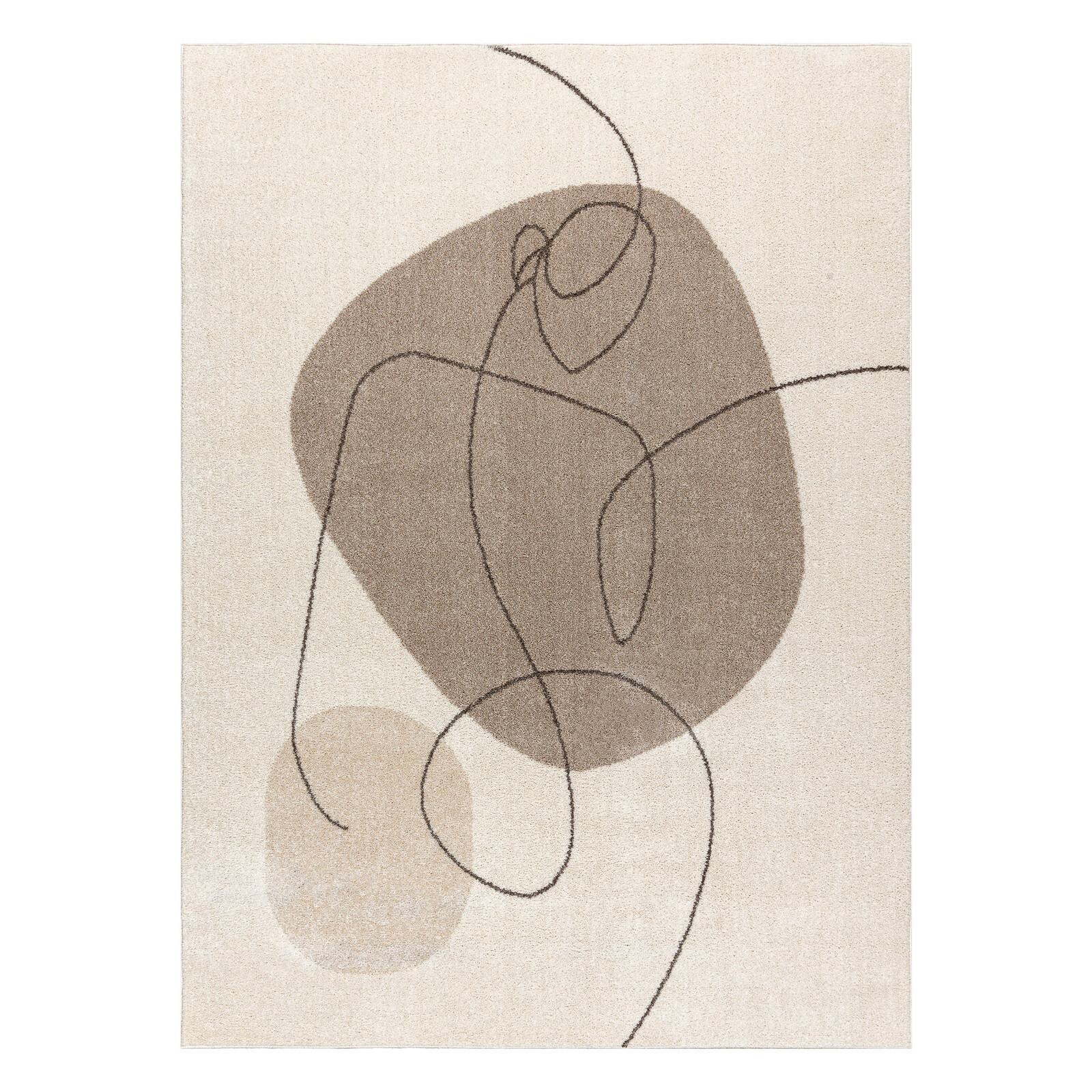 Kusový koberec Fusion 8299 cream/beige, 80x150, bílá, kancelář, Dywany Łuszczów