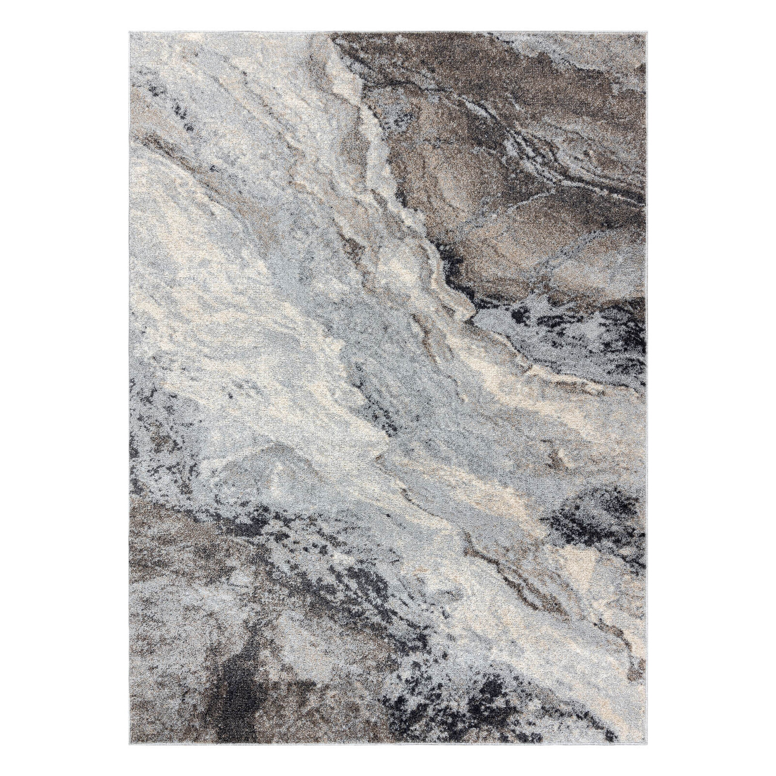 Kusový koberec Fusion 9613 l. grey/dark grey, 80x150, šedá, kancelář, Dywany Łuszczów