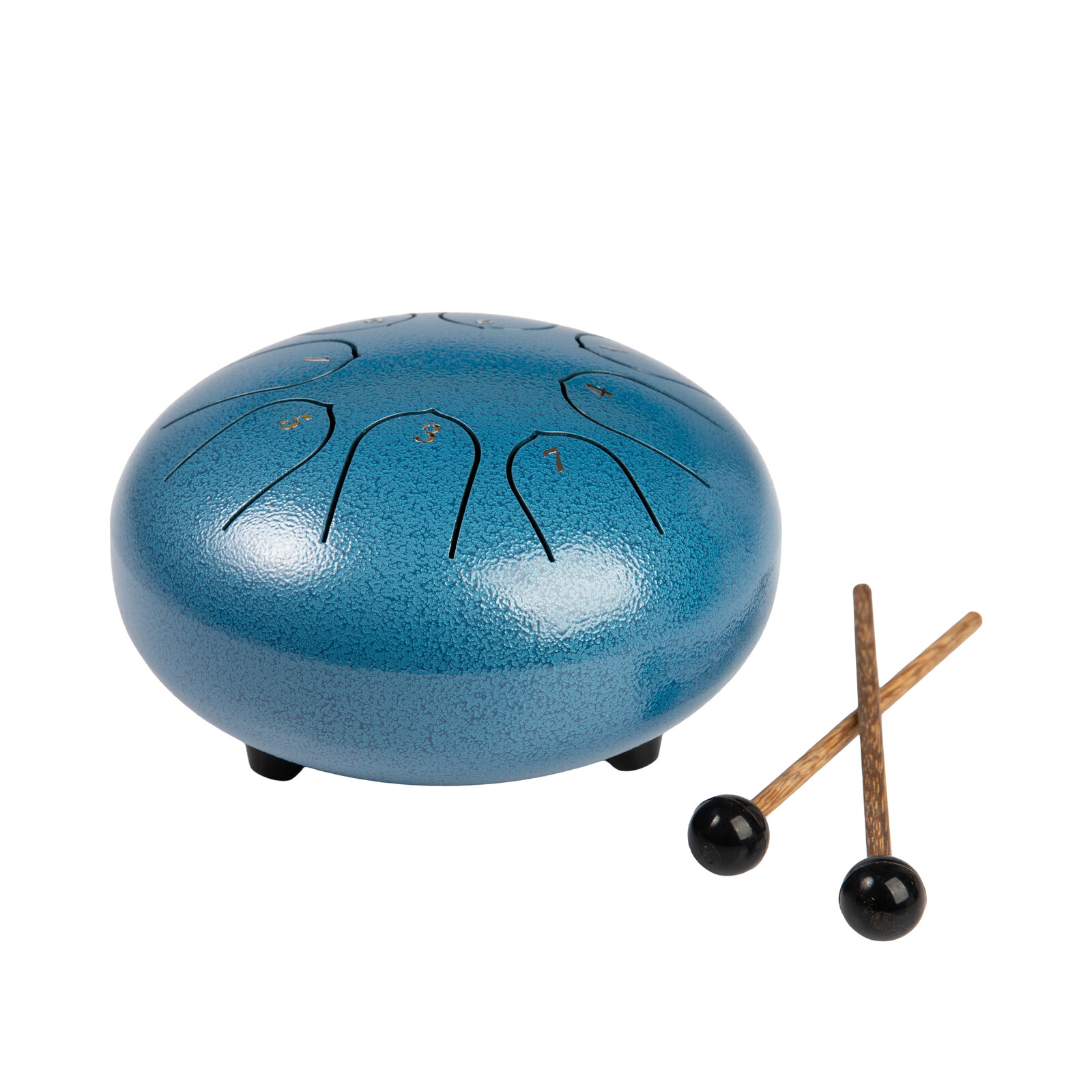 Modrý ocelový bubínek - 8 tónů Albi