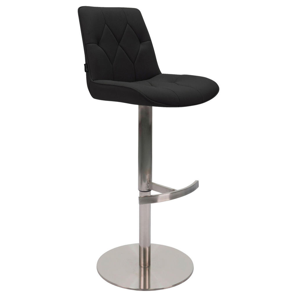 Novel BAROVÁ ŽIDLE, černá, barvy nerez oceli