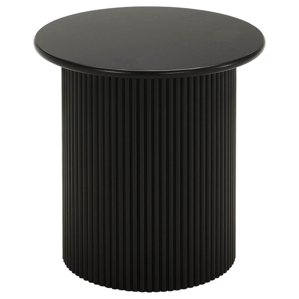 Xora ODKLÁDACÍ STOLEK, černá, kompozitní dřevo, 40/40/41 cm