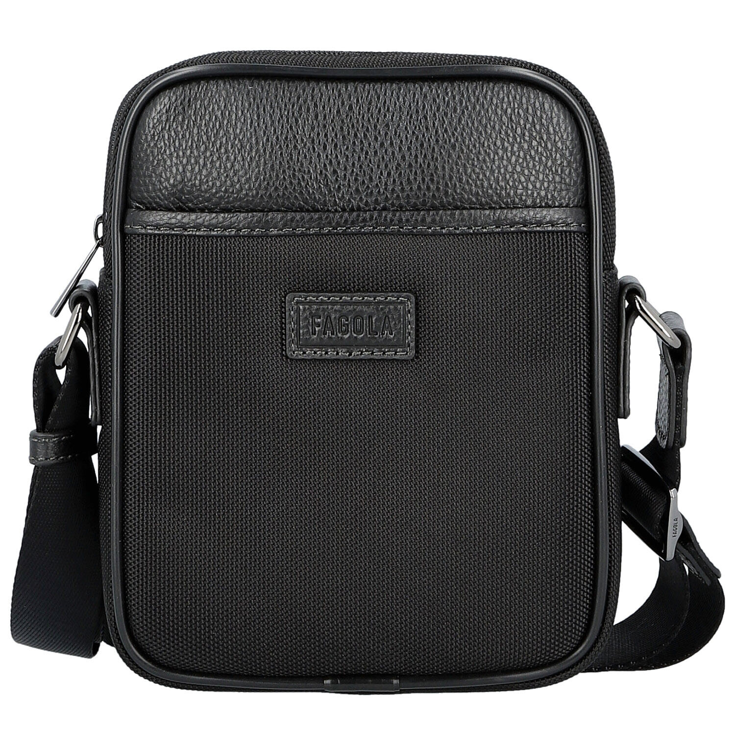 Pánská crossbody taška černá - Fagola Milany černá