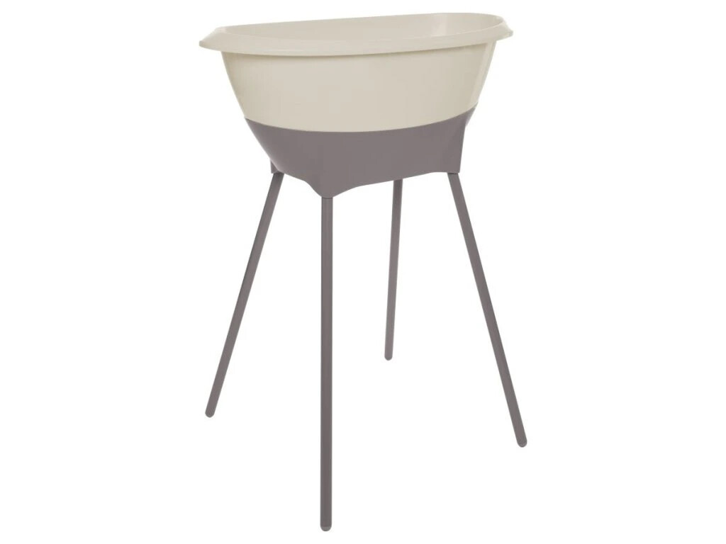 LUMA Koupací sada Luma - vanička Almond se stojanem