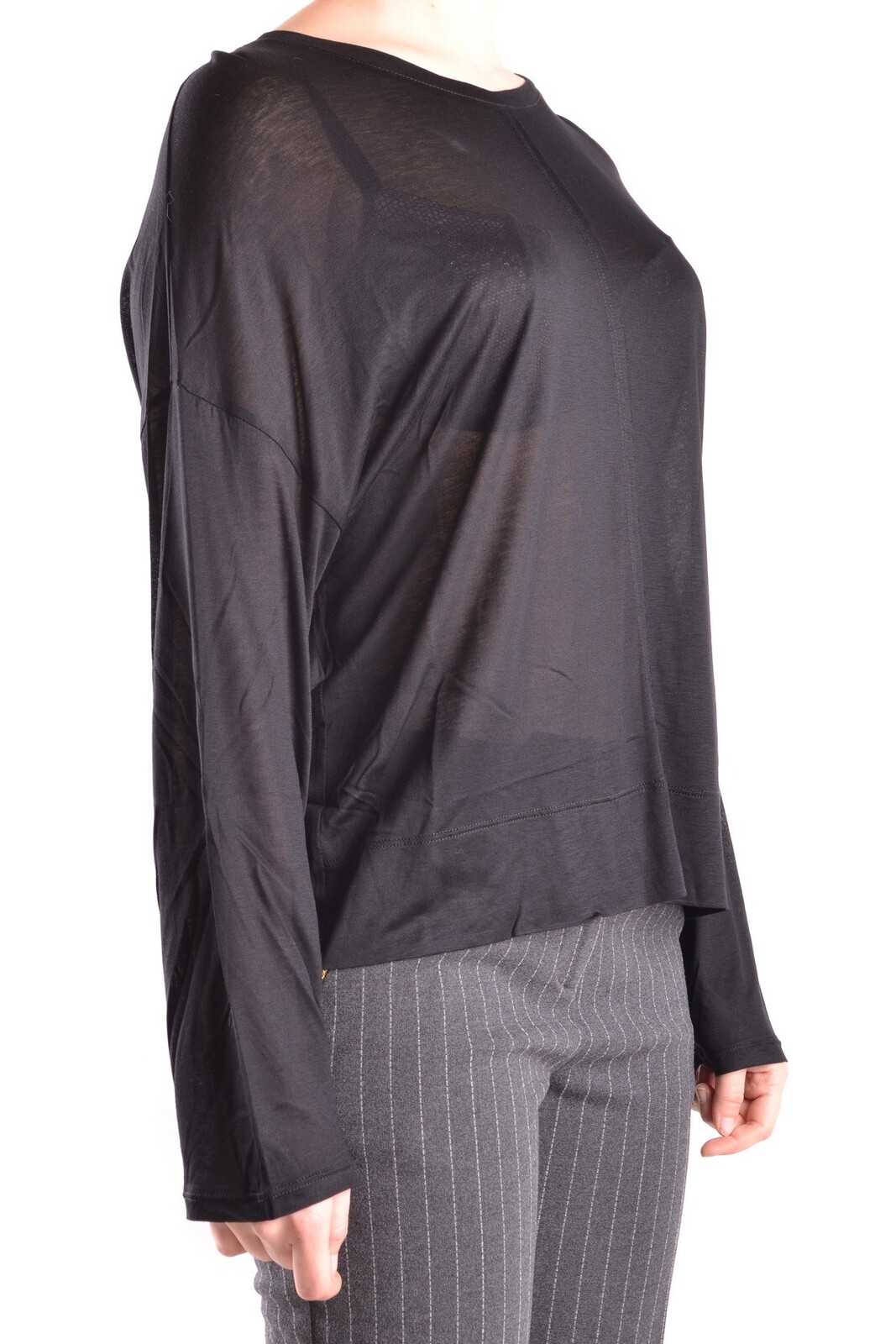 Černé triko s dlouhým rukávem Dondup