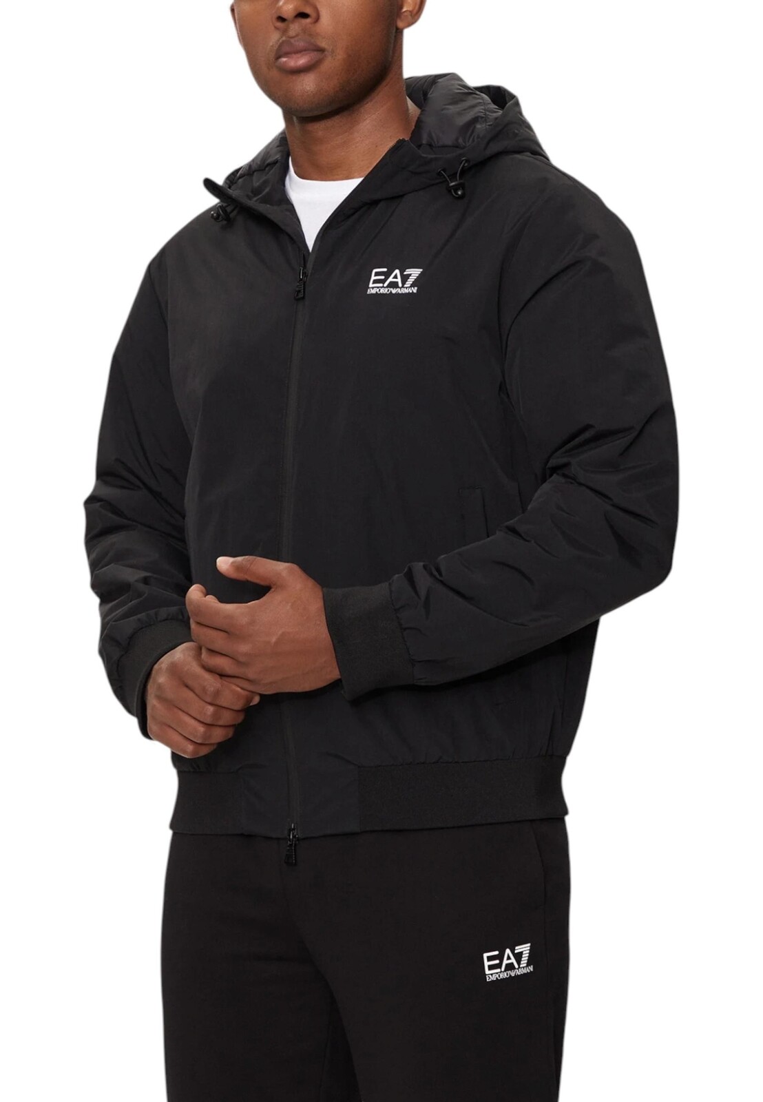 Černá pánská bunda EA7