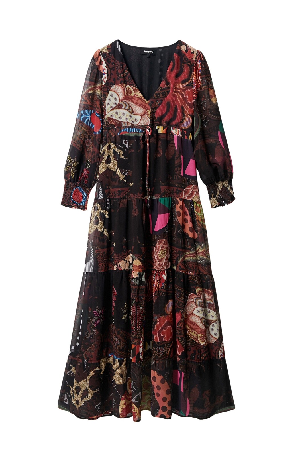 Desigual vzorované maxi šaty