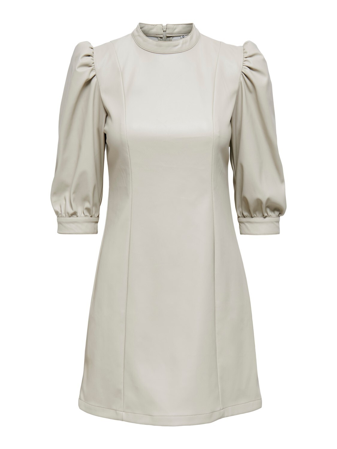 Krátké šaty s nařasenými rukávy