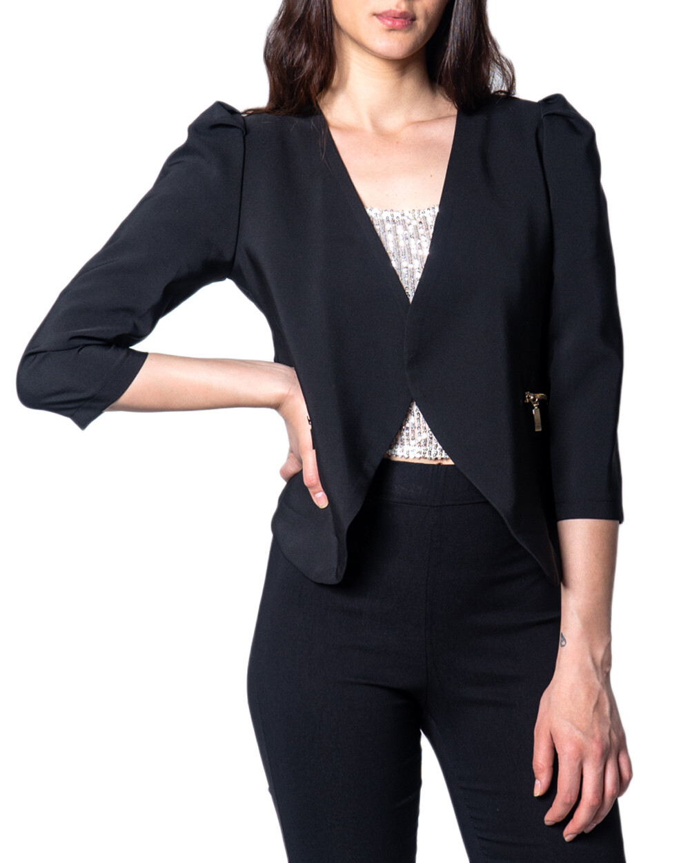 Elegantní dámské sako s 3/4 rukávy