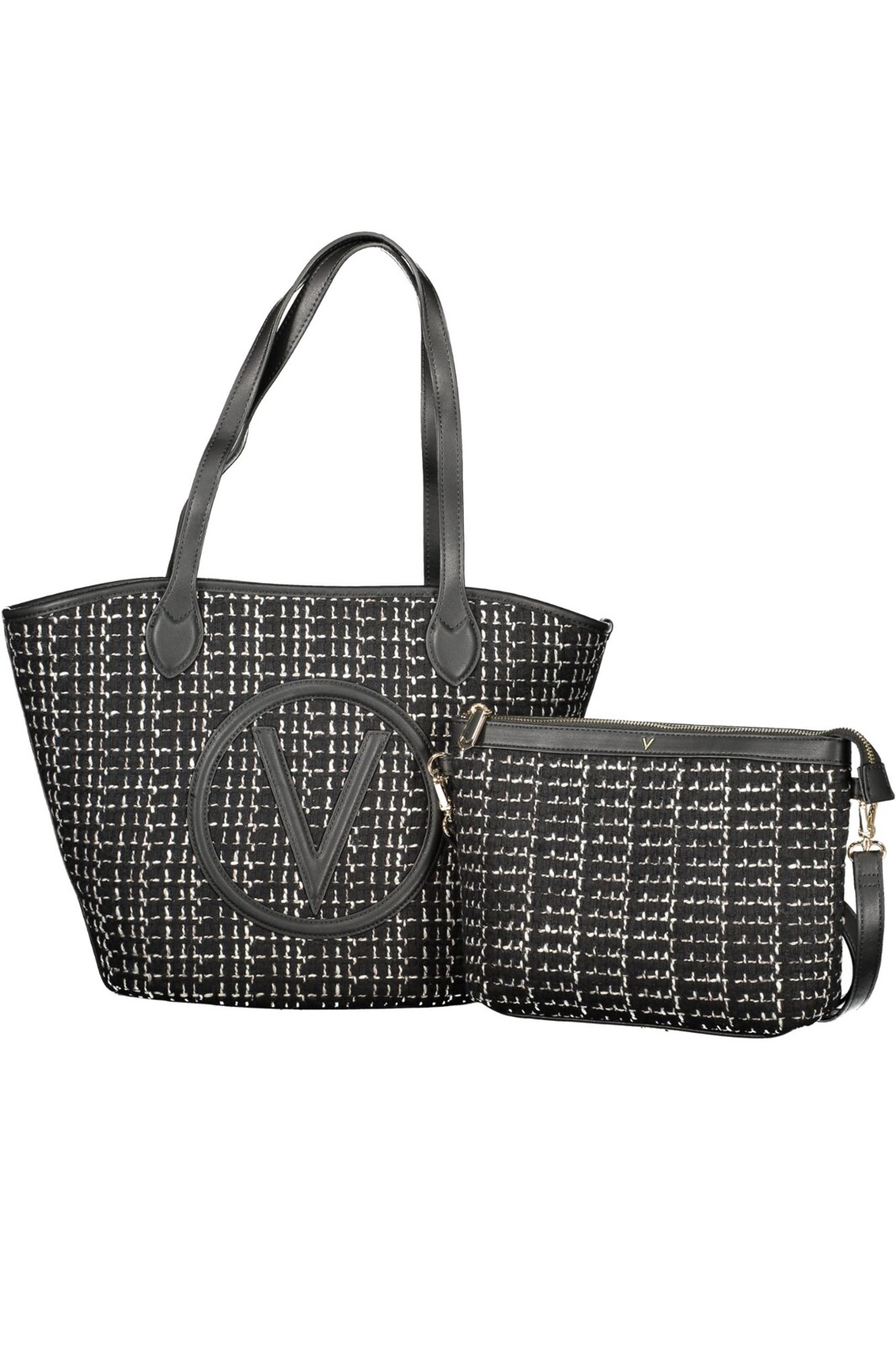 Černá kabelka s malou taškou