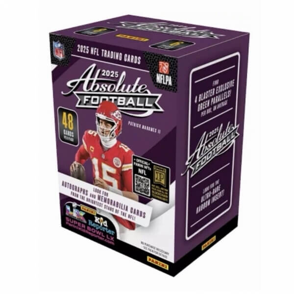 2025 Panini Absolute Football Blaster Box - karty amerického fotbalu NFL