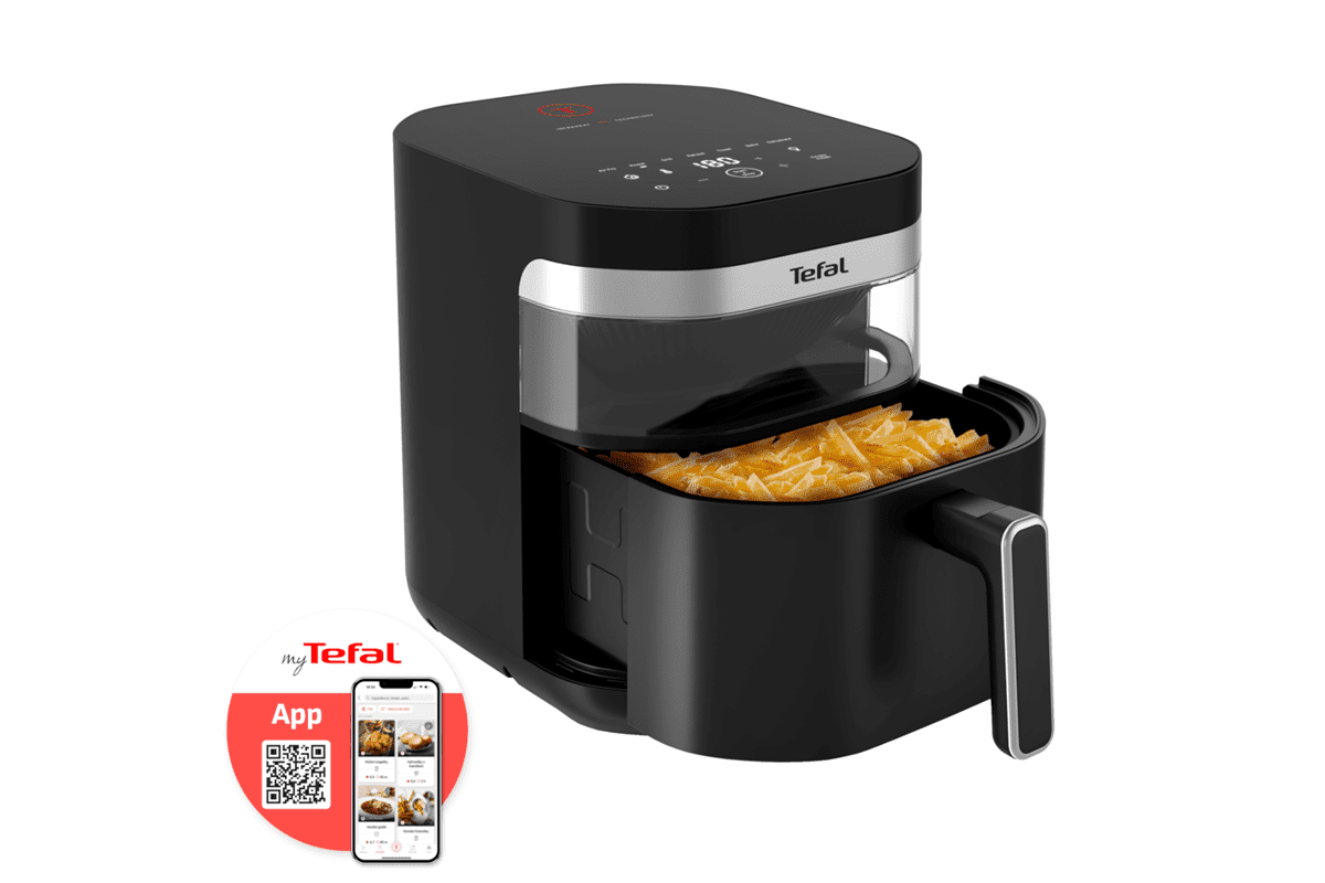Horkovzdušná fritéza Tefal Easy Fry Infrared EY8328E0 Černá