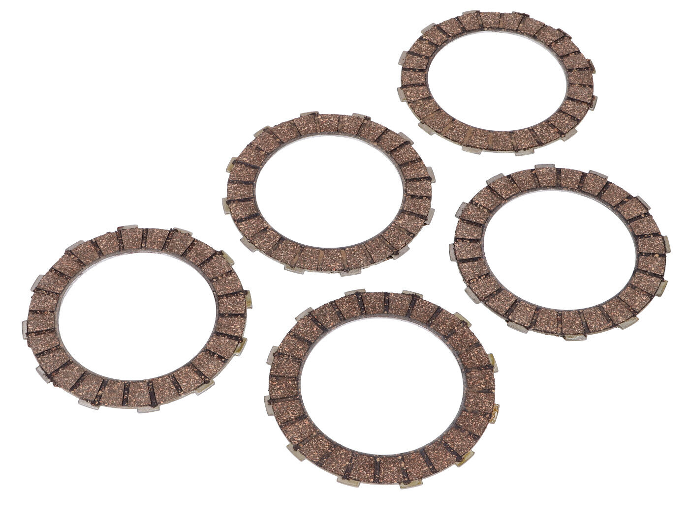Diverse / Import Sada třecích spojkových lamel 5dílná pro Simson S50, S51, S70, S53, S83 Enduro