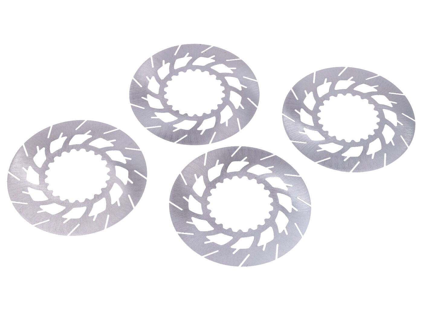 Diverse / Import Sada spojkových lamel 4dílná kovové 0,6 mm pro Simson S50, S51, S70, S53, S83 Enduro