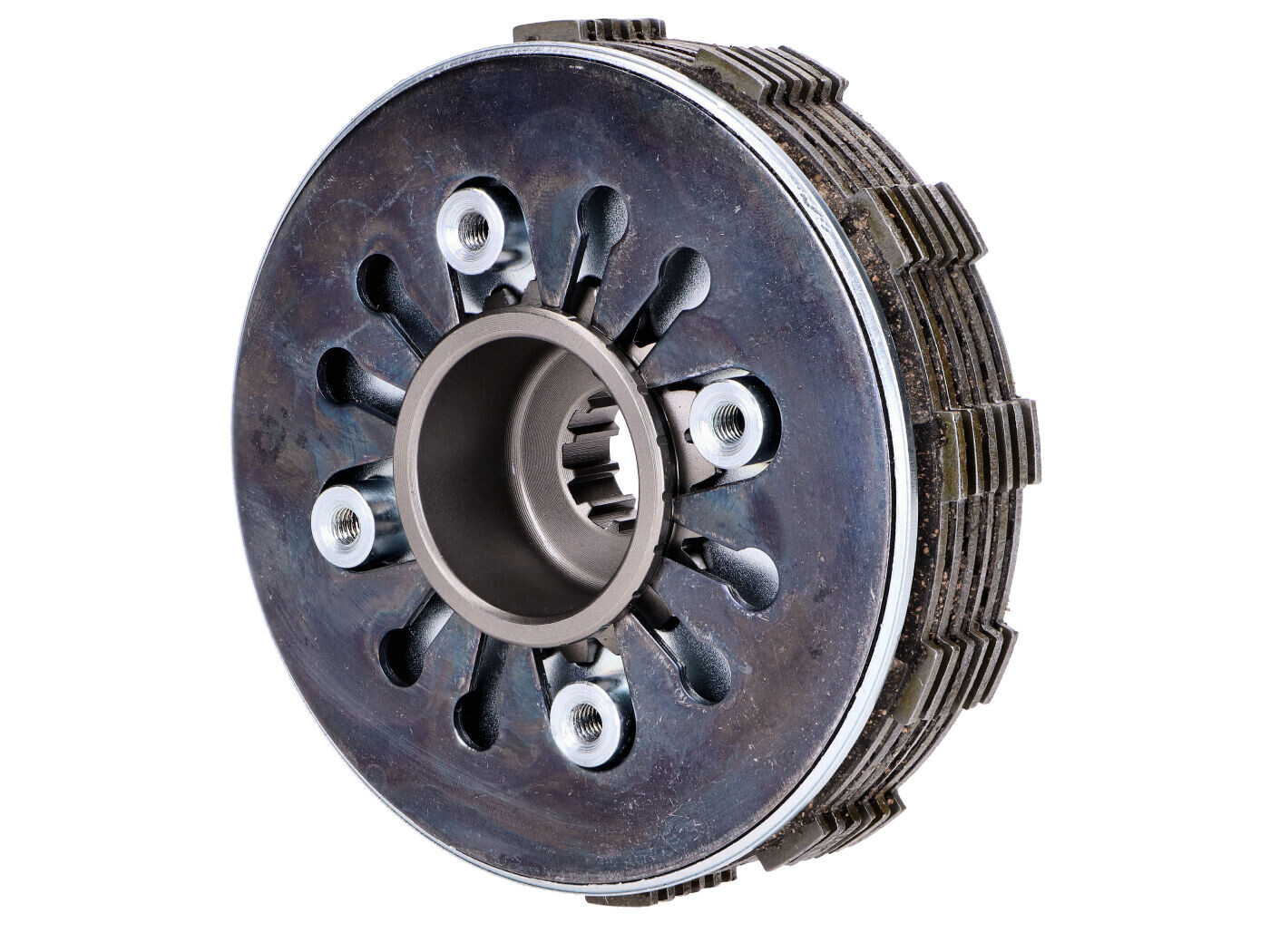 Diverse / Import Sada spojky kompletní, 6 lamel, hliníková verze, pružina 1,6 mm, pro Simson S51, S70, S83 M500