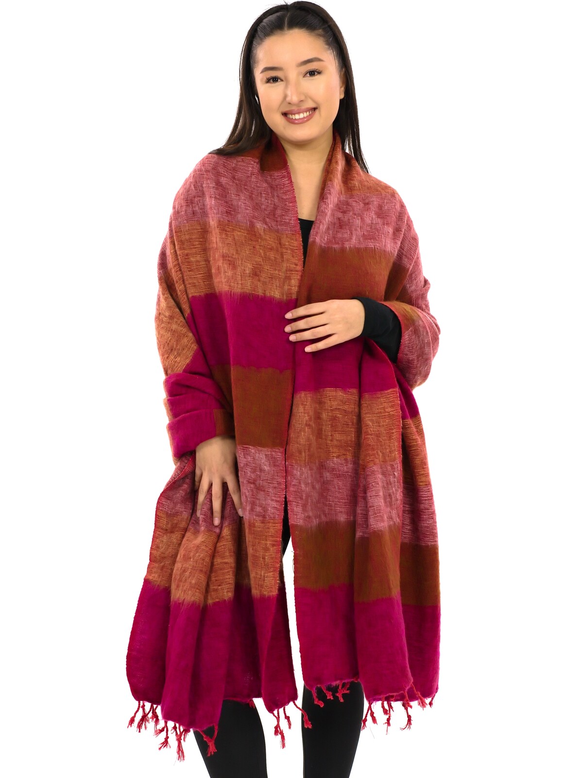 Himalife Deka/pléd Yak wool Nepal 106
