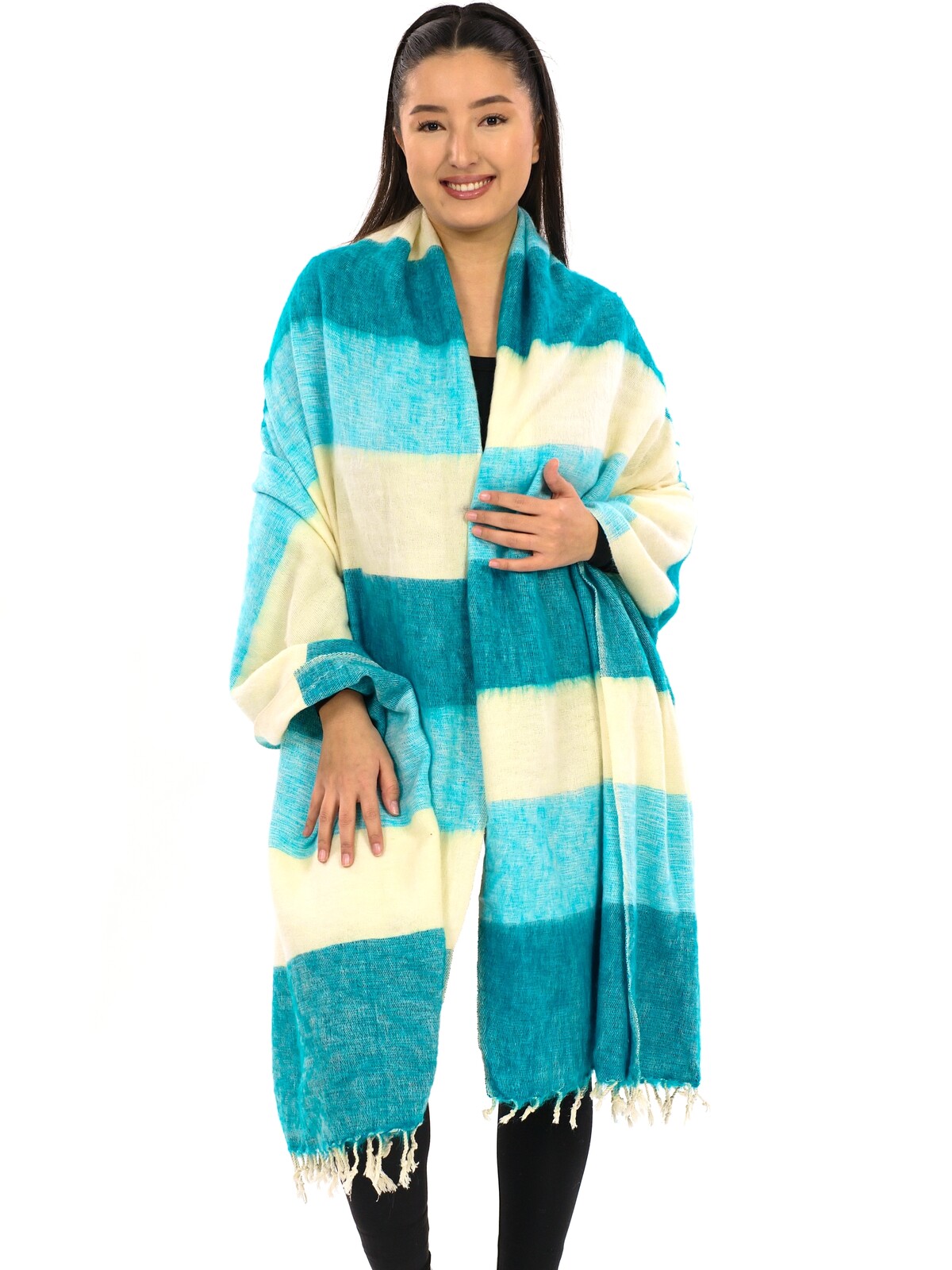 Himalife Deka/pléd Yak wool Nepal 114