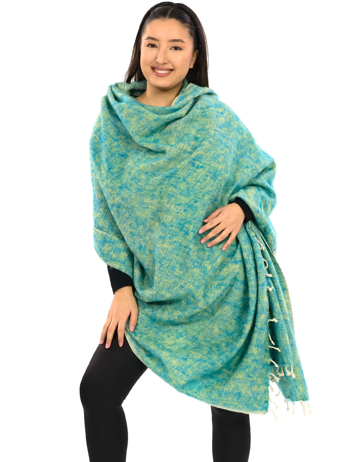 Himalife Deka/pléd Yak wool Nepal 117