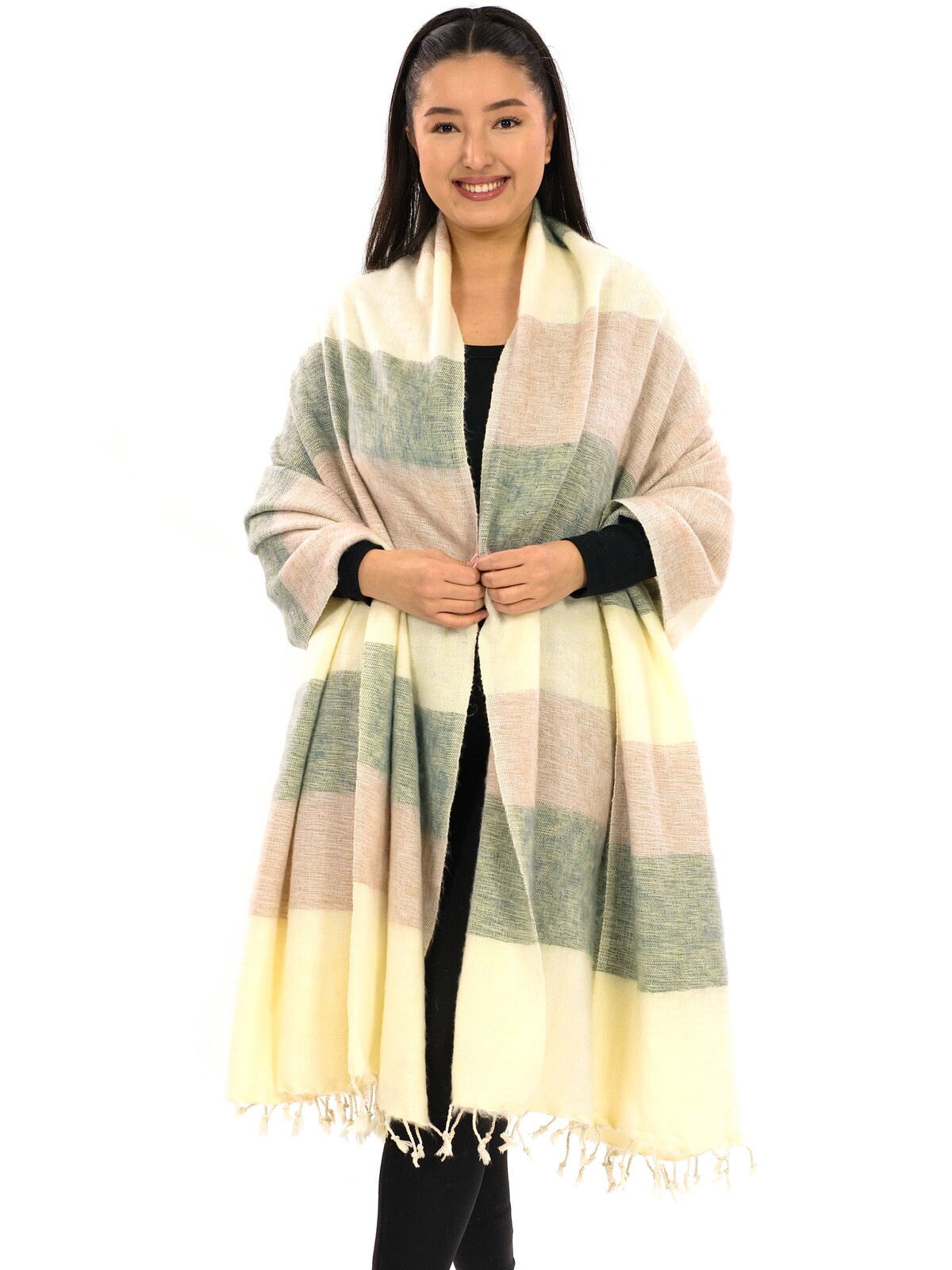 Himalife Deka/pléd Yak wool Nepal 118