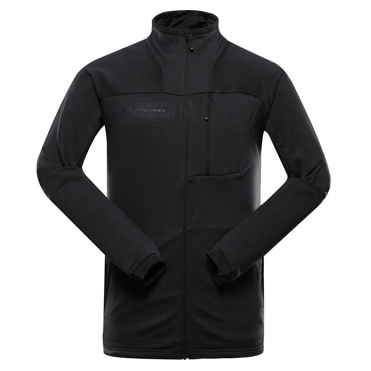 Pánská rychleschnoucí mikina alpine pro onnec 3 černá s