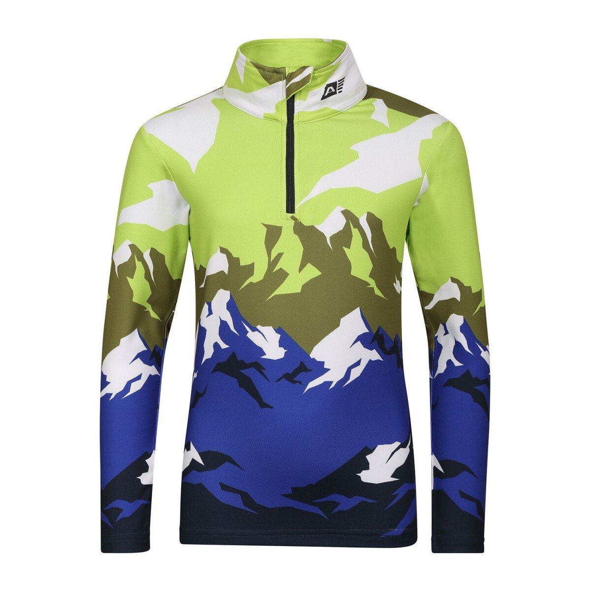 Dětské rychleschnoucí triko alpine pro stanso zelená/modrá 116-122