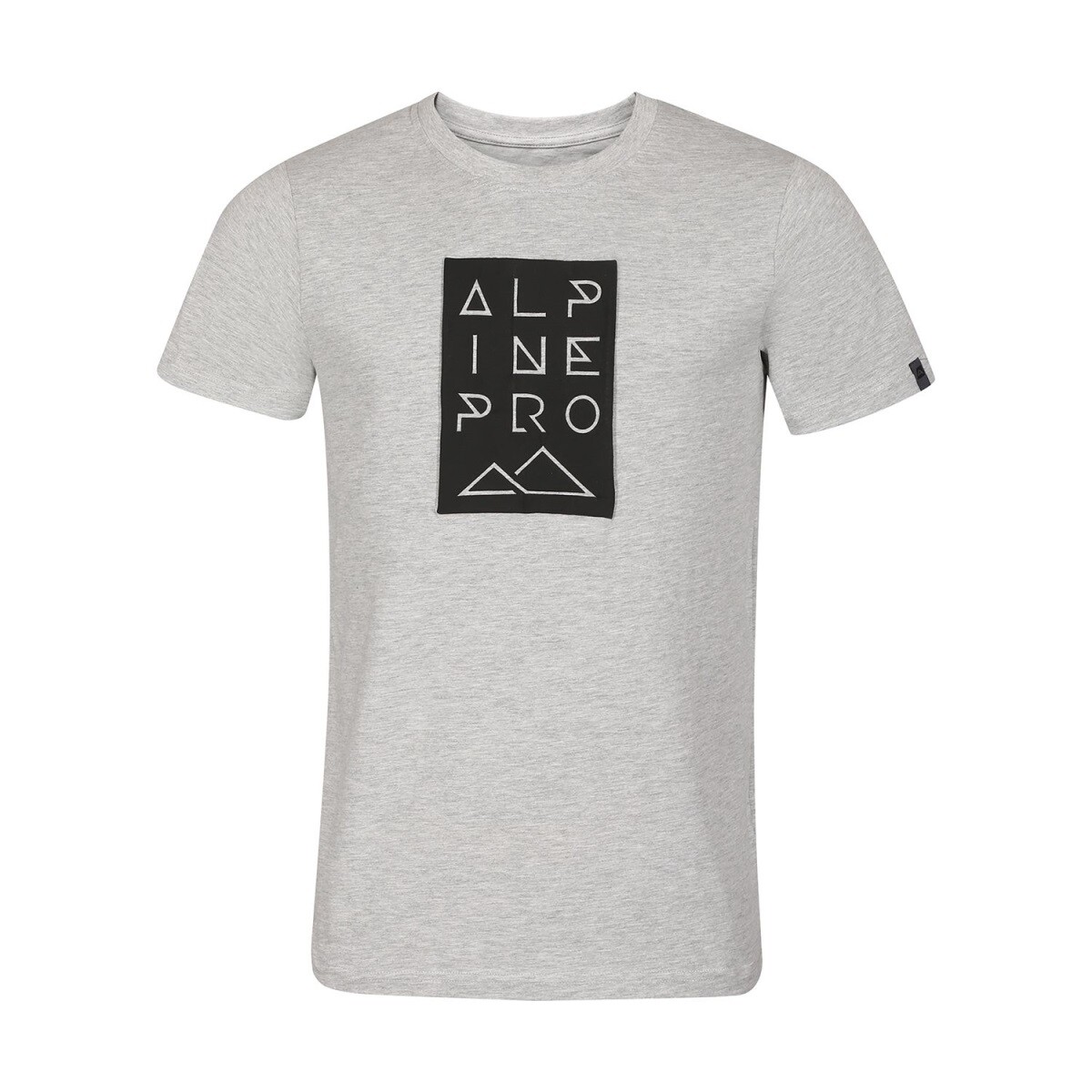 Pánské triko z nemačkavého materiálu alpine pro noger šedá xs