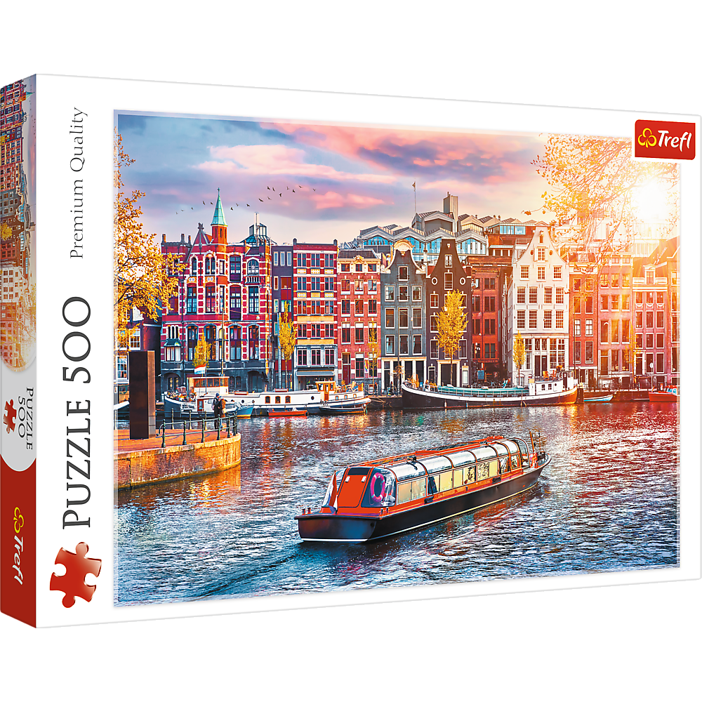 mamido Puzzle město Amsterdam 500 dílků Trefl
