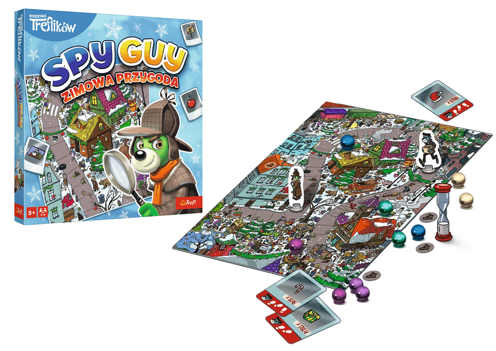 mamido Hra Spy Guy Zimní dobrodružství Rodina Treflíků Trefl 02516