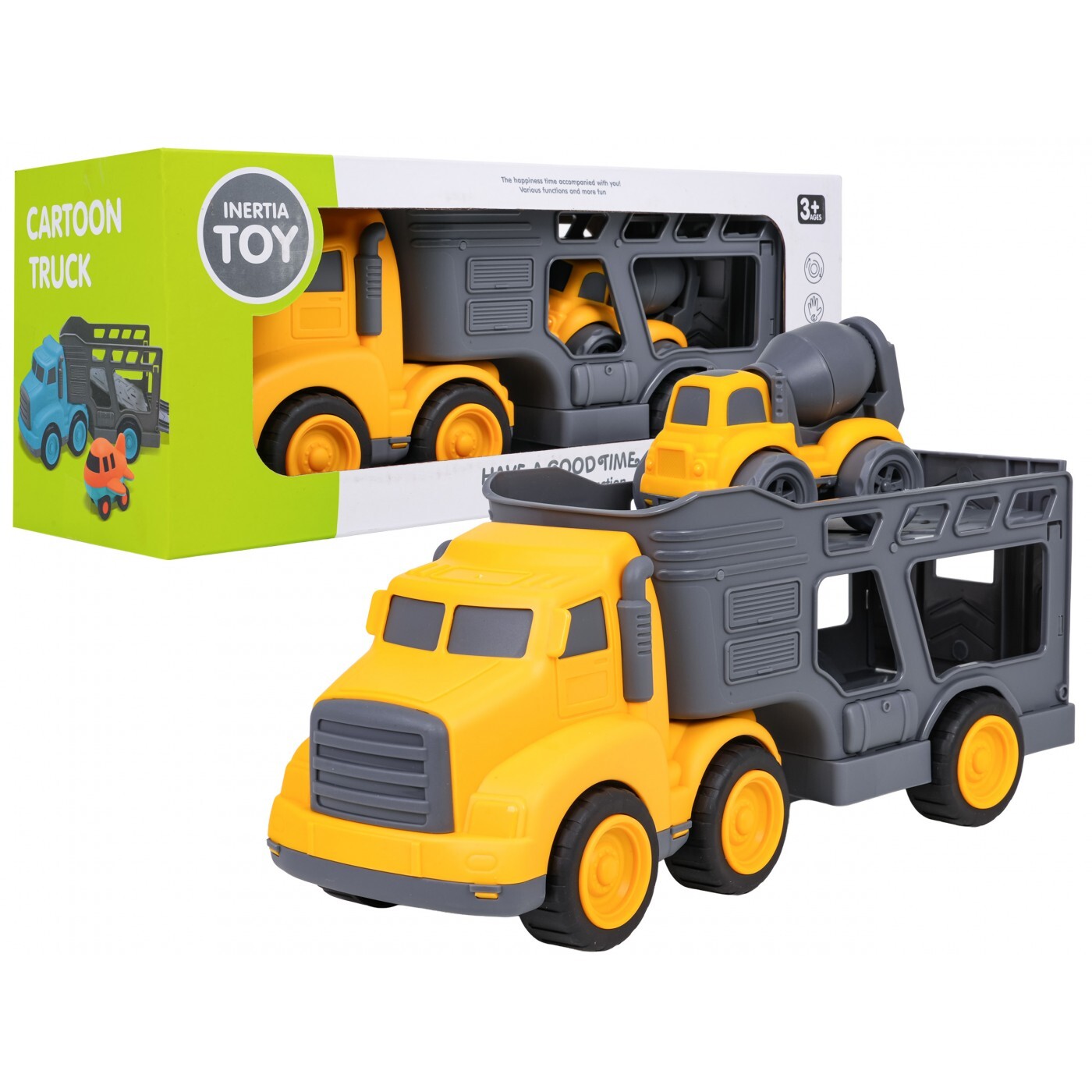 mamido Sada vozidel Odtahovka a Stavební autíčko